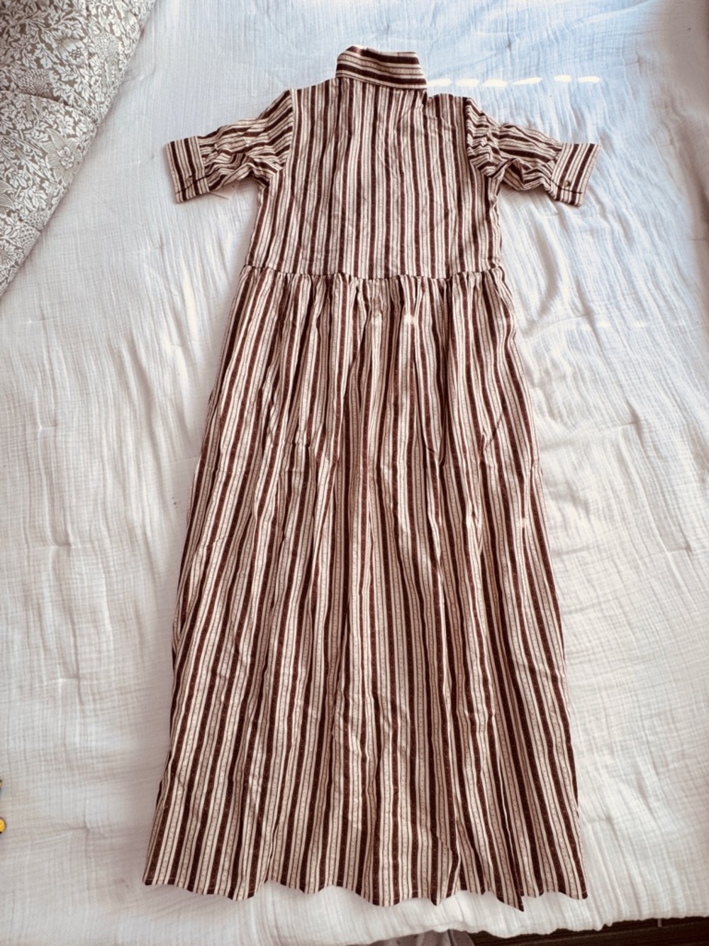 Parterre Owen Striped Button-Front Shirt Dress - Picture 6 of 9